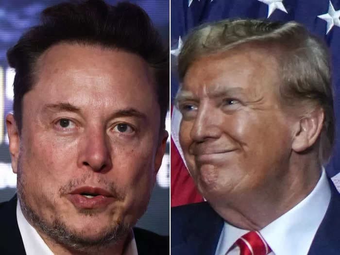 Elon Musk is going to bat for Trump, calling his guilty verdict on 34 counts a 'trivial matter'