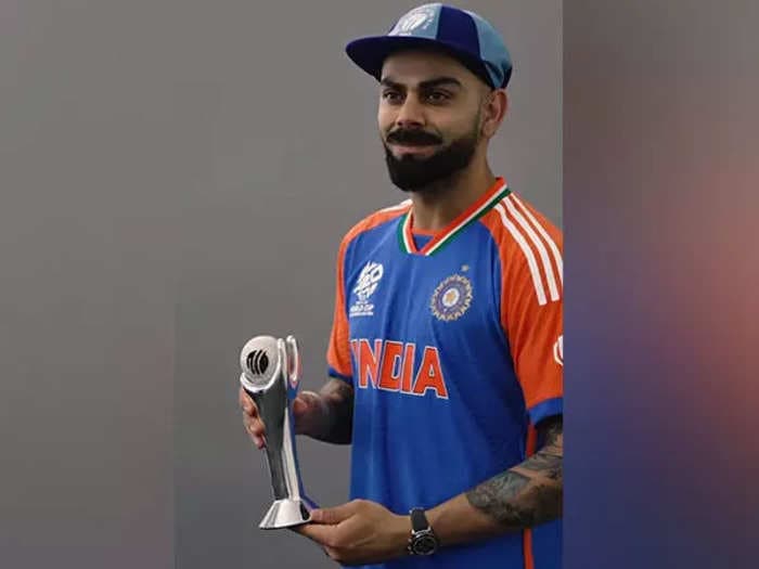 Virat Kohli receives ICC ODI Player of the Year 2023 award