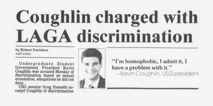 GOP House candidate declared himself a 'homophobe' as college student body president