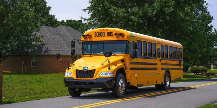 The best-performing EV stock this year is a school bus manufacturer    