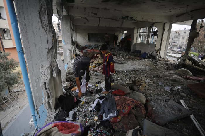 US-made bombs reportedly used in latest Israeli strike on a school in Gaza 