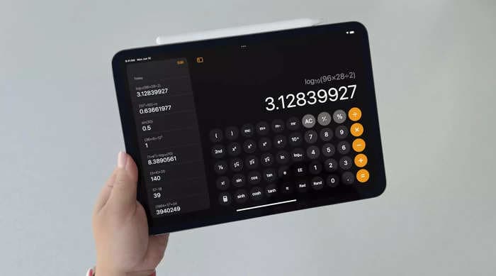 Apple's iPad calculator looks freaking awesome 