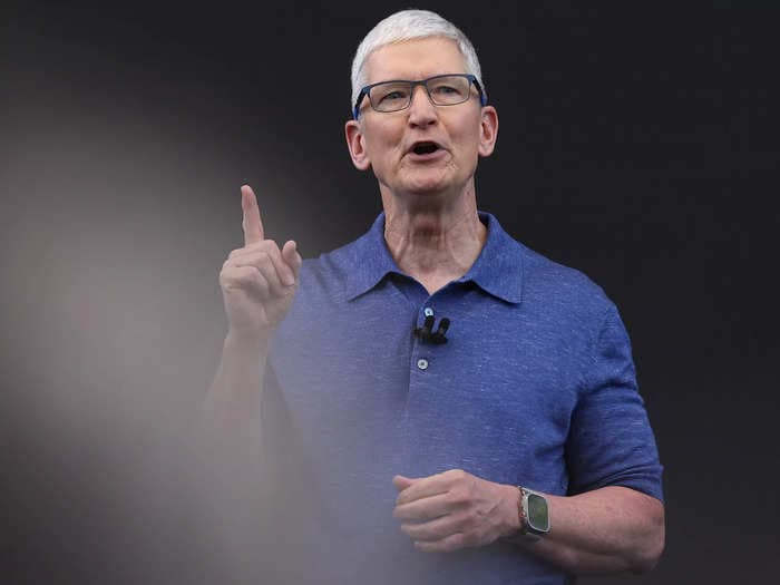 Tim Cook says it's a 'significant possibility' people use their iPhones less because of AI