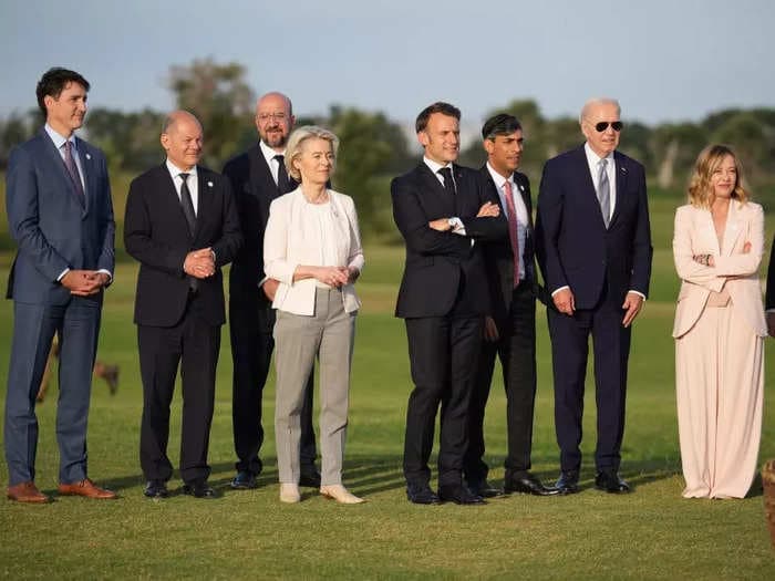 The leaders at this year's G7 summit look weaker than ever