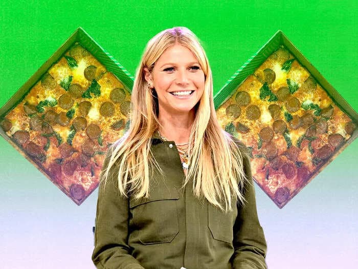 I tried Gwyneth Paltrow's Goop pizza, and it's actually … pretty good? 