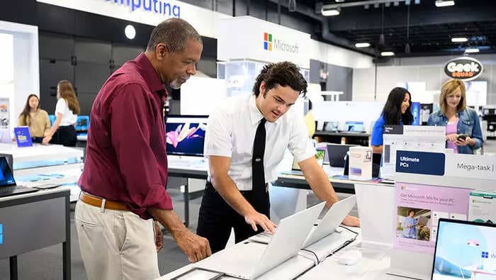 Best Buy has trained more than 30K employees to help sell new AI-enabled computers in hopes of ending a sales slump