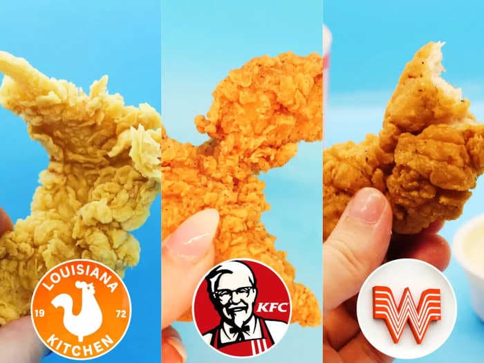 I ordered chicken tenders from 8 fast-food chains and ranked them from worst to best