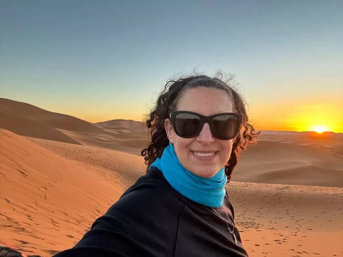 I went glamping in the Sahara Desert. I thought I'd hate it, but even the freezing temperatures didn't get me down. 