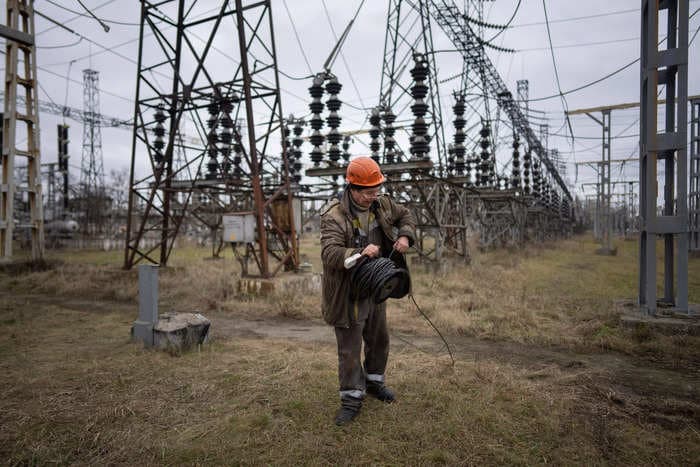 Russia launches 'massive' attack on Ukraine's power grid, the 8th in just 3 months, Ukraine's energy ministry says 