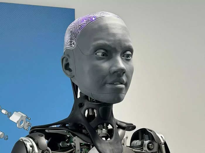I hung out with a humanoid robot. She seemed flattered and eager to please. 