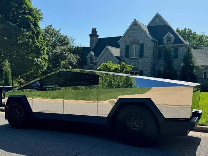 No need to polish your Cybertruck — you can now buy one that comes with a mirror-like sheen for $150,000