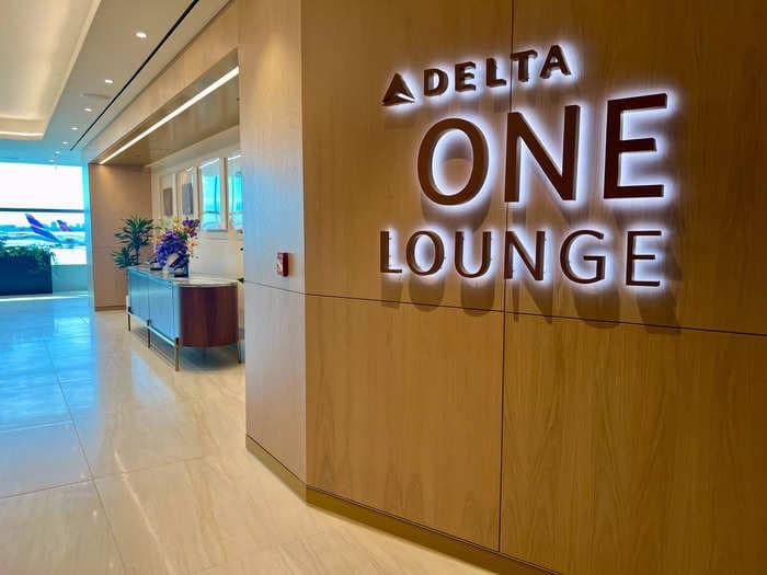 I visited the first-ever Delta One Lounge, complete with a mini spa, terrace, and full restaurant. It's as bougie as I expected.