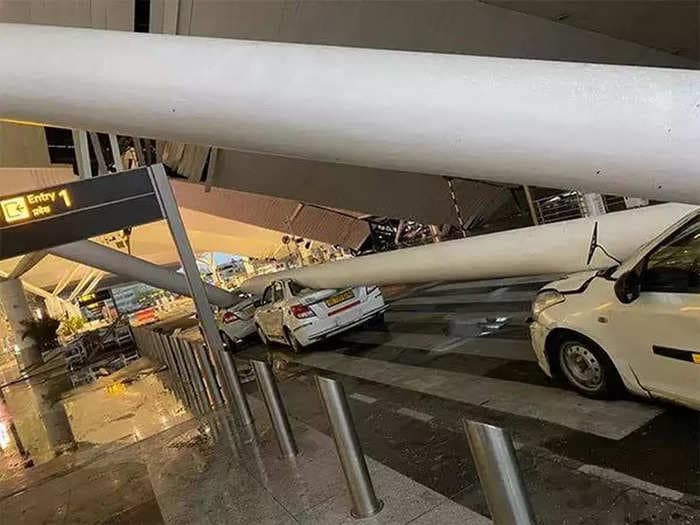 Flight departures at Delhi airport's T1 suspended till 2 pm following roof collapse incident
