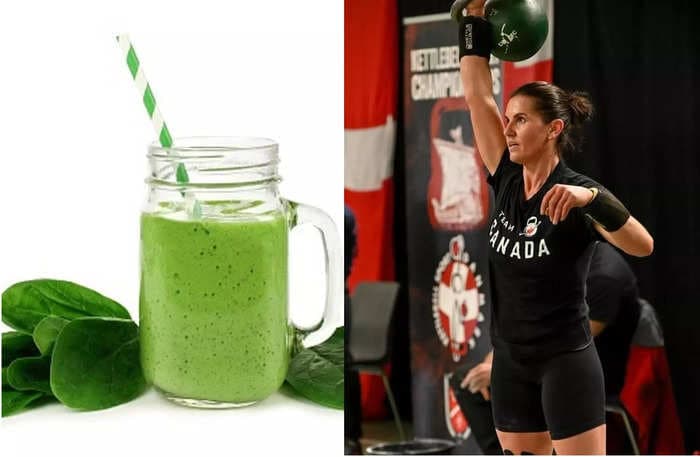 A world-record vegan athlete shares her high-protein green smoothie for better energy and recovery 