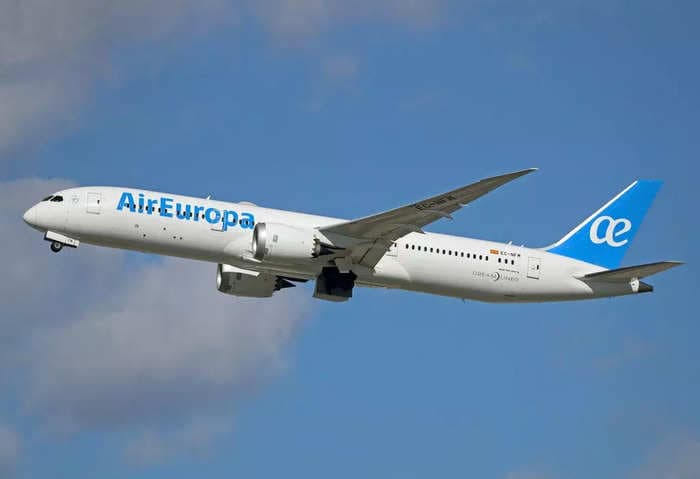 An Air Europa flight was forced to make an emergency landing after passengers suffered neck and skull fractures during severe turbulence