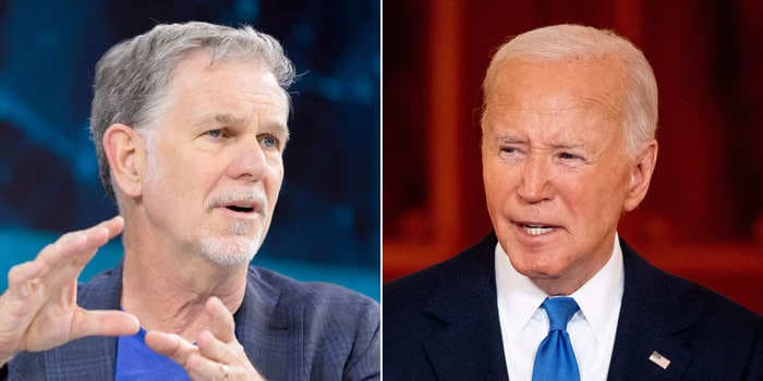 Netflix cofounder Reed Hastings is one of the first Democratic megadonors to call for Biden to step aside