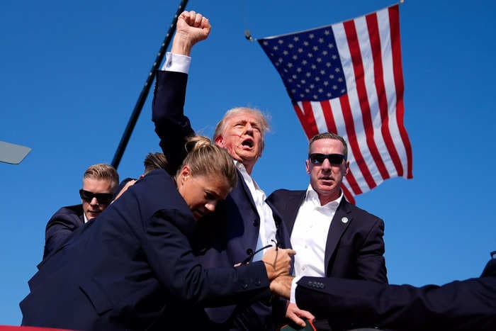 A photo of a bloodied Trump raising his fist after being shot has already become the defining image of his reelection bid