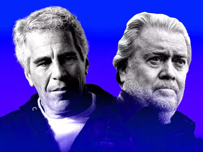 Steve Bannon filmed Jeffrey Epstein for 15 hours. His 'documentary' has never surfaced.