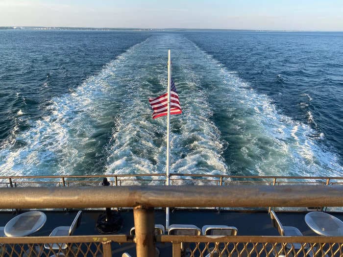 I took 2 kids and a dog on 3 separate ferries to get to our summer vacation. The 6-hour journey was so much better than driving.