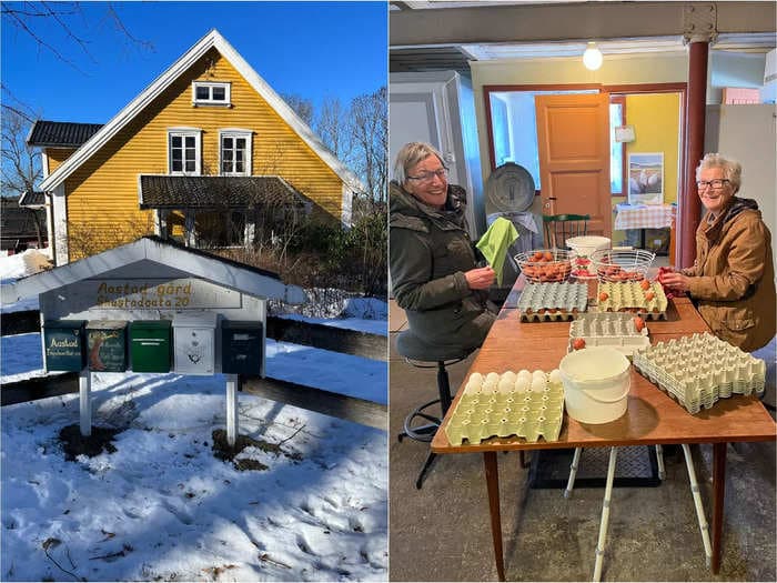 This farm just outside Oslo serves as a day care for people with dementia. It helps give them something to care for, too. 