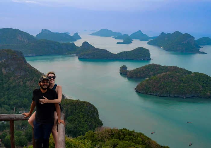 Burned out from their healthcare jobs, this millennial couple sold almost everything to take a gap year around the world