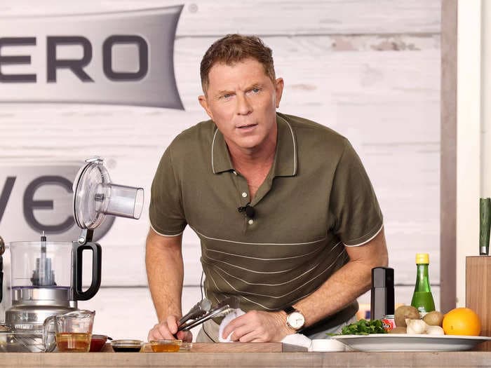 Celebrity chef Bobby Flay says pilates 'reversed' the curve in his spine after 35 years of hunching over a cutting board