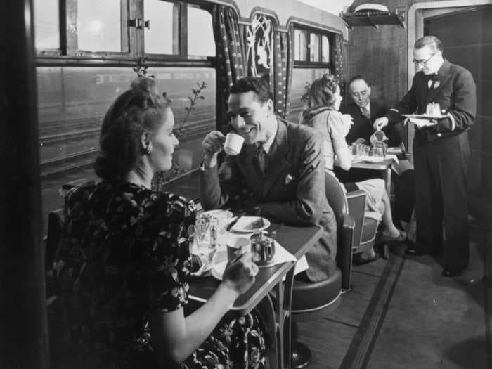 Vintage photos show how glamorous train travel used to be