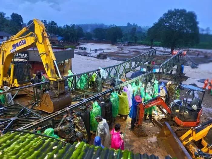 Wayanad landslides: Indian Army's engineering unit pushes through adverse conditions to complete Chooralmala bridge