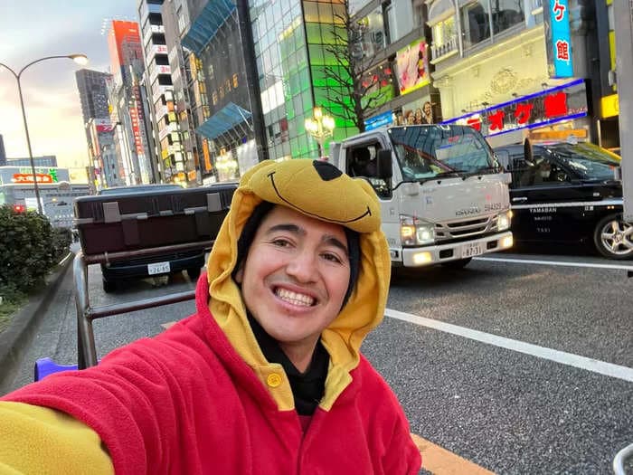 I went on a go-kart tour in Tokyo for $125. Driving around famous streets in tiny cars was an incredible way to see the city.