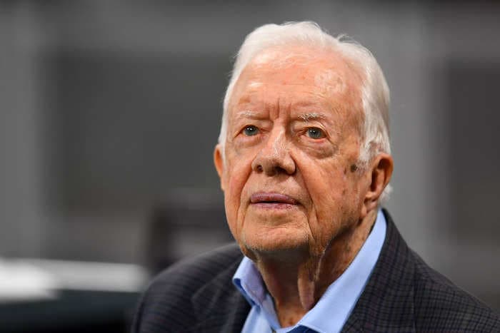 Jimmy Carter, nearing his 100th birthday, has recently become 'more alert' and is eager to vote for Kamala Harris