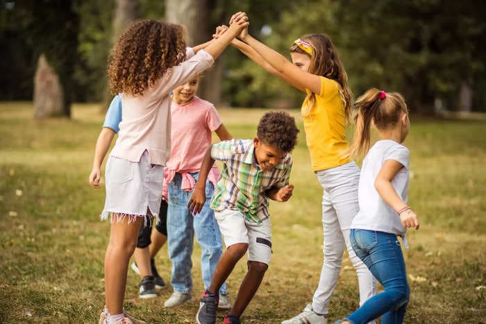 Our backyard is a free-for-all hangout spot for neighborhood kids. Everyone follows the same simple rules, or they go home.