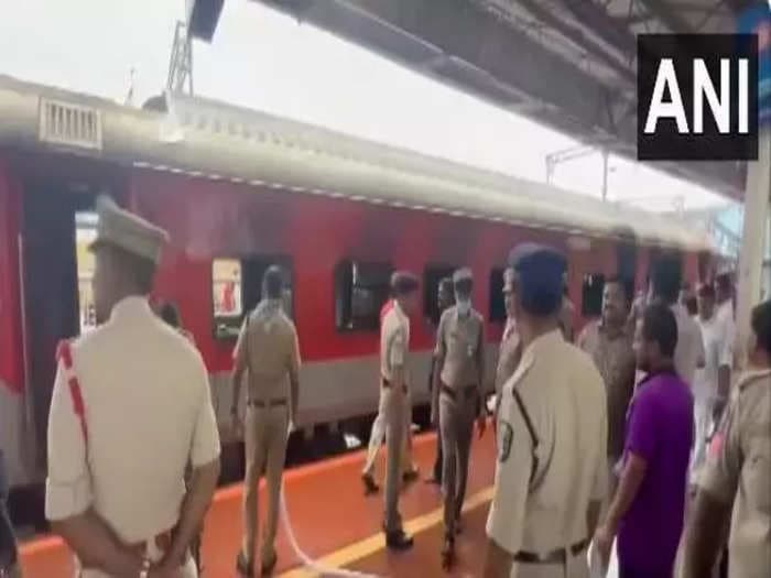 Four coaches of Korba Express catch fire in Vishakhapatnam; none hurt