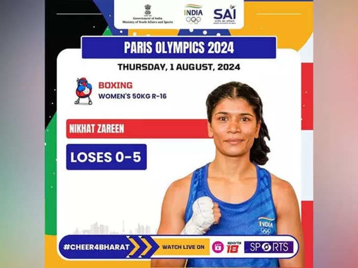 Paris Olympics: Nikhat Zareen bows out after defeat against China's Wu Yu