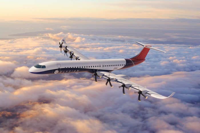 This electric plane promises to fly 90 passengers 500 miles on a single charge