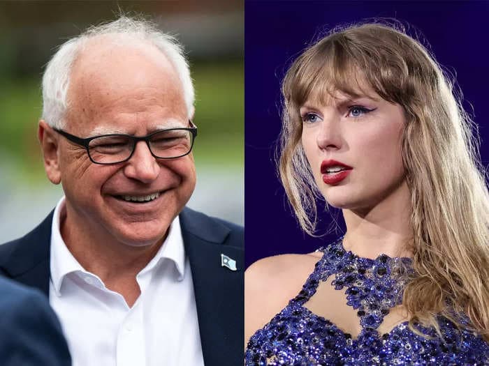 Taylor Swift fans are celebrating Kamala Harris' running mate Tim Walz as a certified 'Swiftie VP'