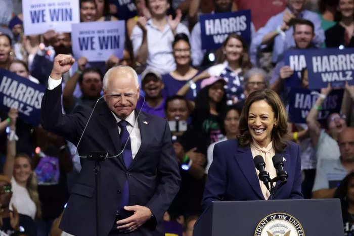 The Harris-Walz campaign's camo hat is another stroke of Gen Z marketing genius       