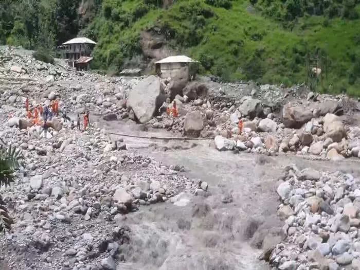 "Catastrophic cloudburst" kills 13 in Himachal Pradesh; Rescue operations on near Samej and Bagi bridges