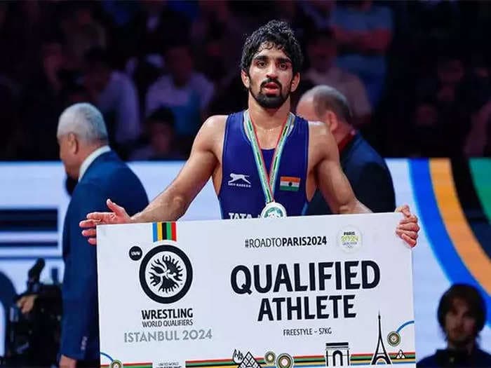 Wrestler Aman Sehrawat enters Paris Olympics quarters