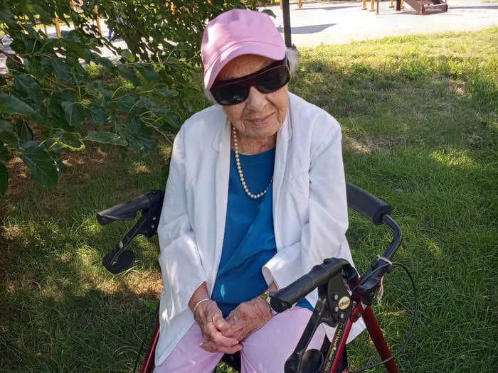 New York's second oldest person just turned 112. She says staying single and eating Italian food helped her live so long.