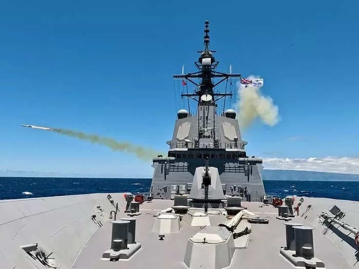 Here are some of the weapons the US and its allies fired to sink 2 ex-warships during RIMPAC 2024