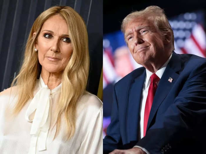 Celine Dion hits out at the Trump campaign for playing 'My Heart Will Go On' at a Montana rally: 'Really, that song?'