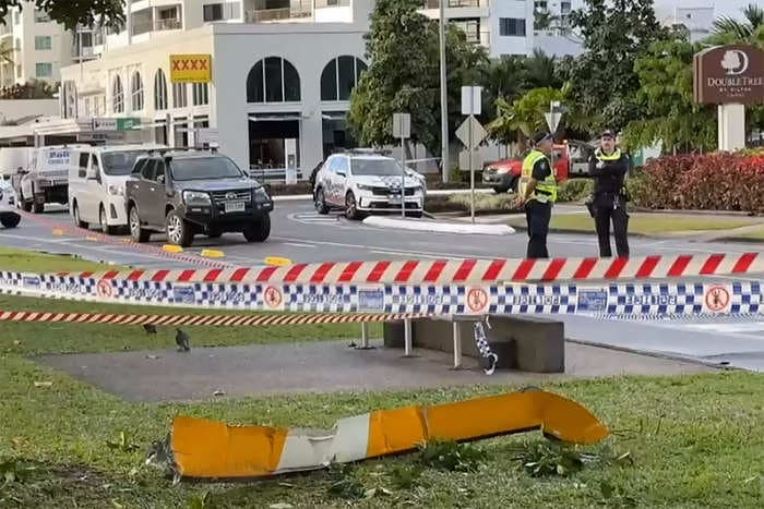 A stolen helicopter crashed into a hotel in Australia, killing the pilot and somehow only minorly injuring 2 other people