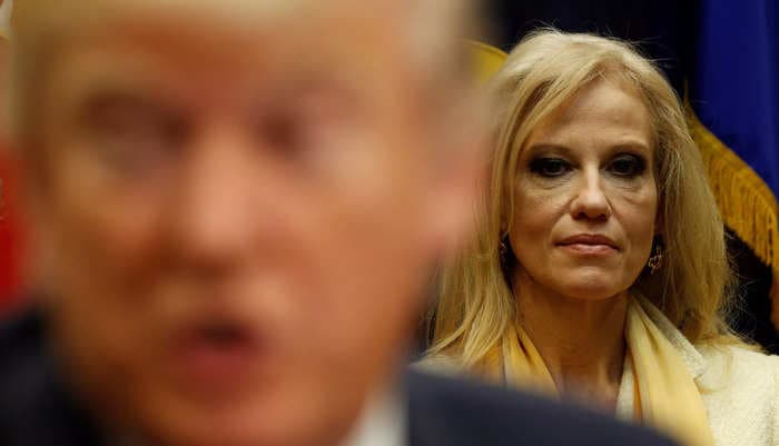 Kellyanne Conway joins the chorus of Republicans urging Trump to back off the Harris insults