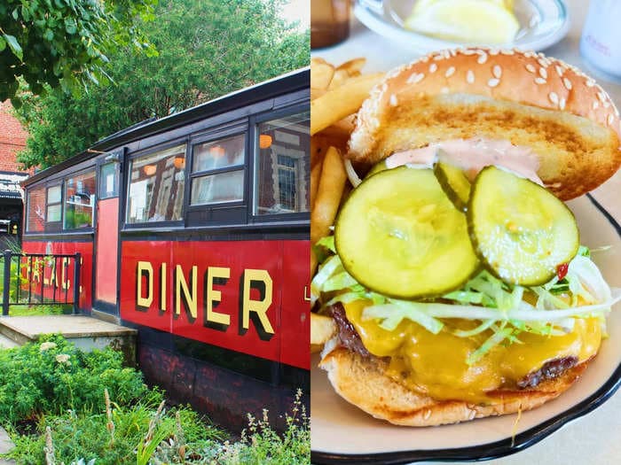 I ate at Maine's oldest diner, located inside a 1920s railcar. It was worth the hourlong wait for a seat.