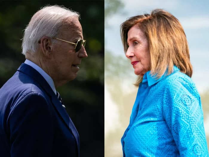 Biden remains frustrated by Pelosi's push to get him off the 2024 ticket and described her as 'ruthless,' report says