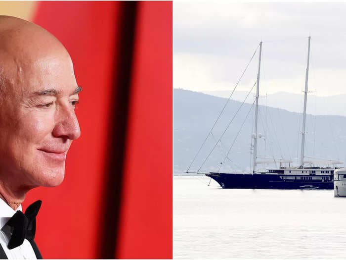 Jeff Bezos has hosted Bill Gates, Ari Emanuel, and other business tycoons and celebrities on his stunning $500 million yacht