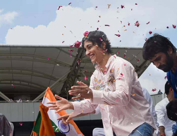 Our fight will continue, truth will prevail: Vinesh Phogat upon her return to India from the Paris Olympics