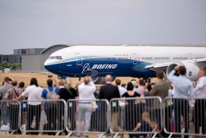 Boeing paused flight tests for its long-awaited 777X after finding a problem with a crucial part — a first setback for its new CEO