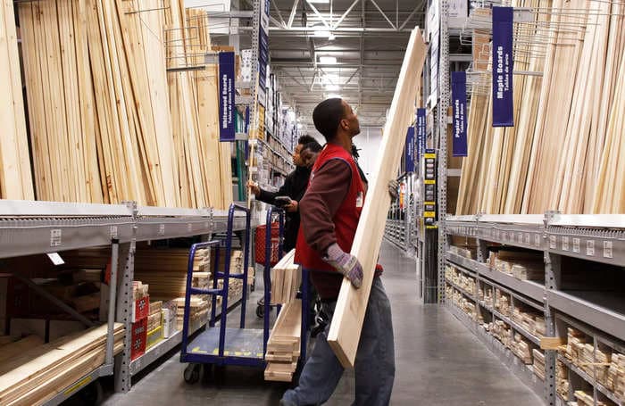 Americans are doing less DIY. It's another worrying sign for the economy.