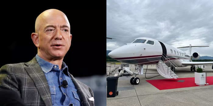 Jeff Bezos appears to have taken delivery of the newest, most-hyped private jet on the market